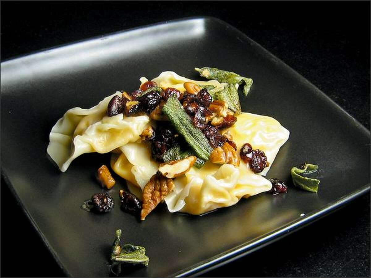 Brunson says her recipe for butternut squash ravioli, devised after she studied numerous other ravioli recipes, is her best creation. (Kari Brunson)