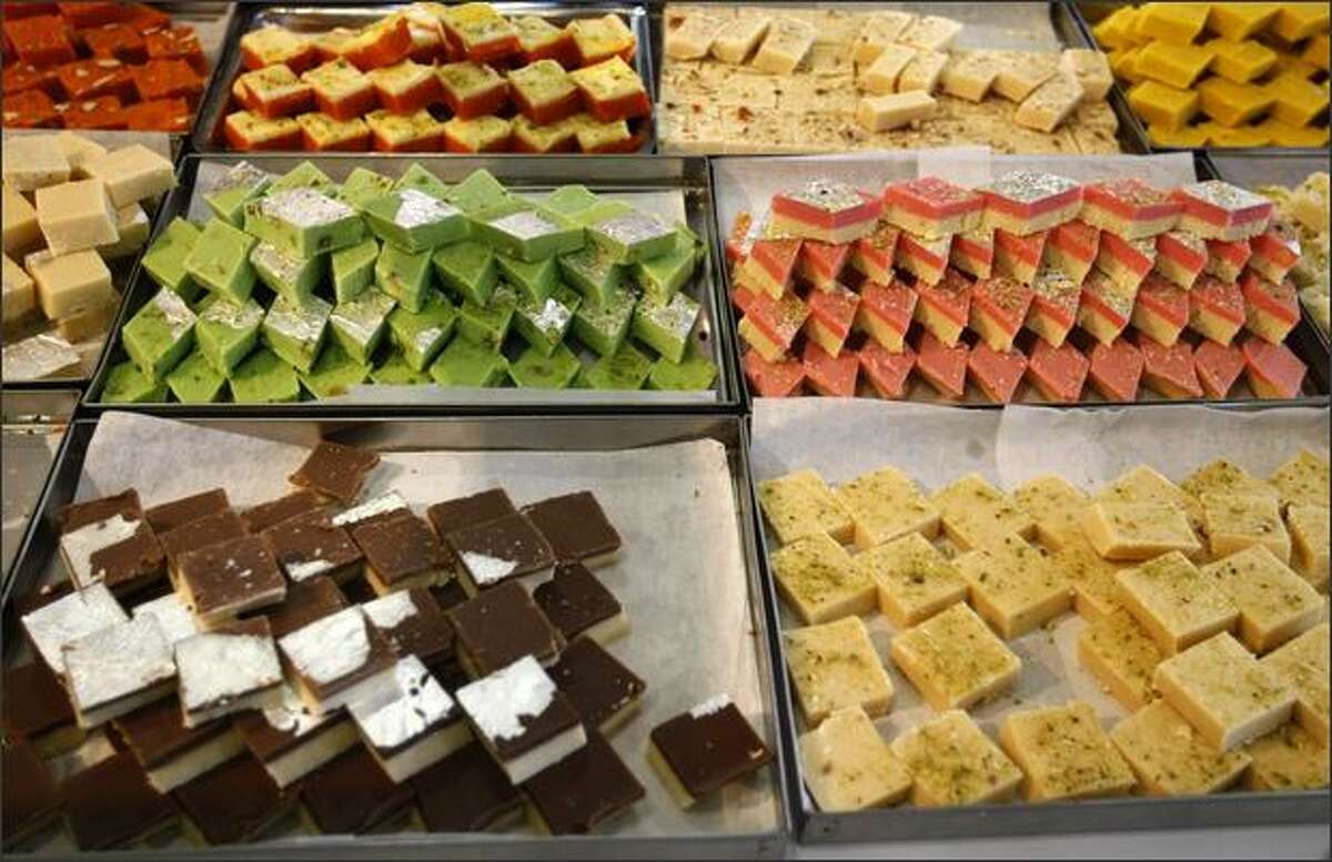 India Sweets offers a range of specialty sweets and desserts and an all-day curry buffet.
