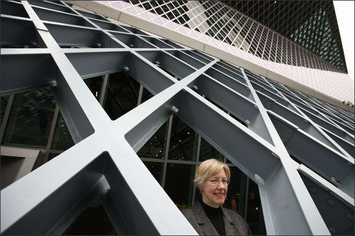 Susan Hildreth is the new city of Seattle librarian. She was photographed at the Seattle Public Library on Tuesday, March 3.