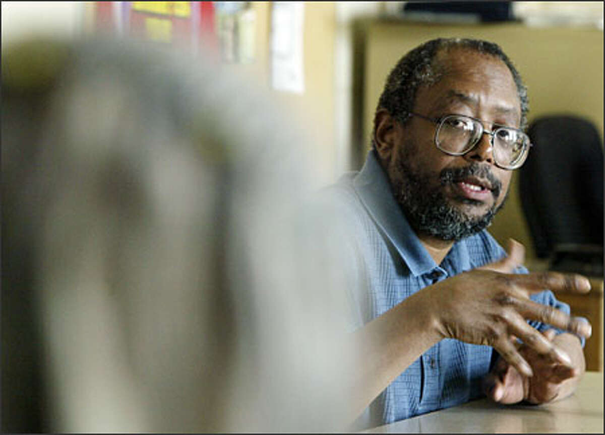 Edward P. Jones won the 2004 Pulitzer Prize in fiction for "The Known World," inspired by Jones' discovery that some blacks before the Civil War owned slaves. He met with Garfield High students as part of the Writers in the Schools program run by Seattle Arts & Lectures.