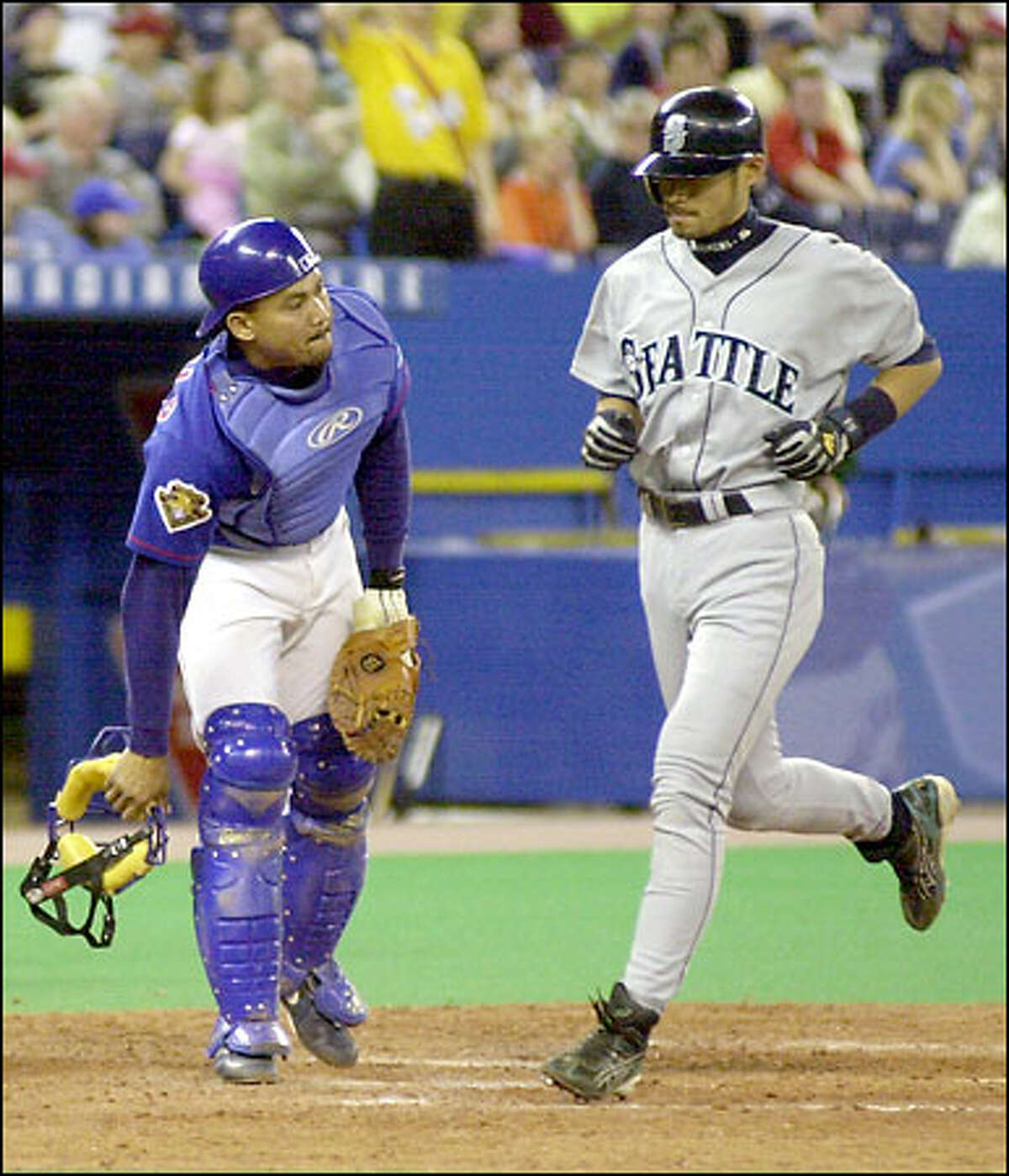 Photo: Ichiro Suzuki and Kazuhiro Sasaki at Home Run Derby - 