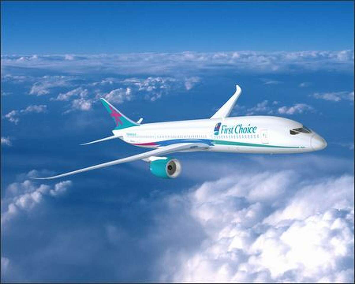 Boeing has announced 10 orders of the 7E7 worth $1.2 billion from two European charter airlines -- Britain's First Choice and Italy's Blue Panorama.