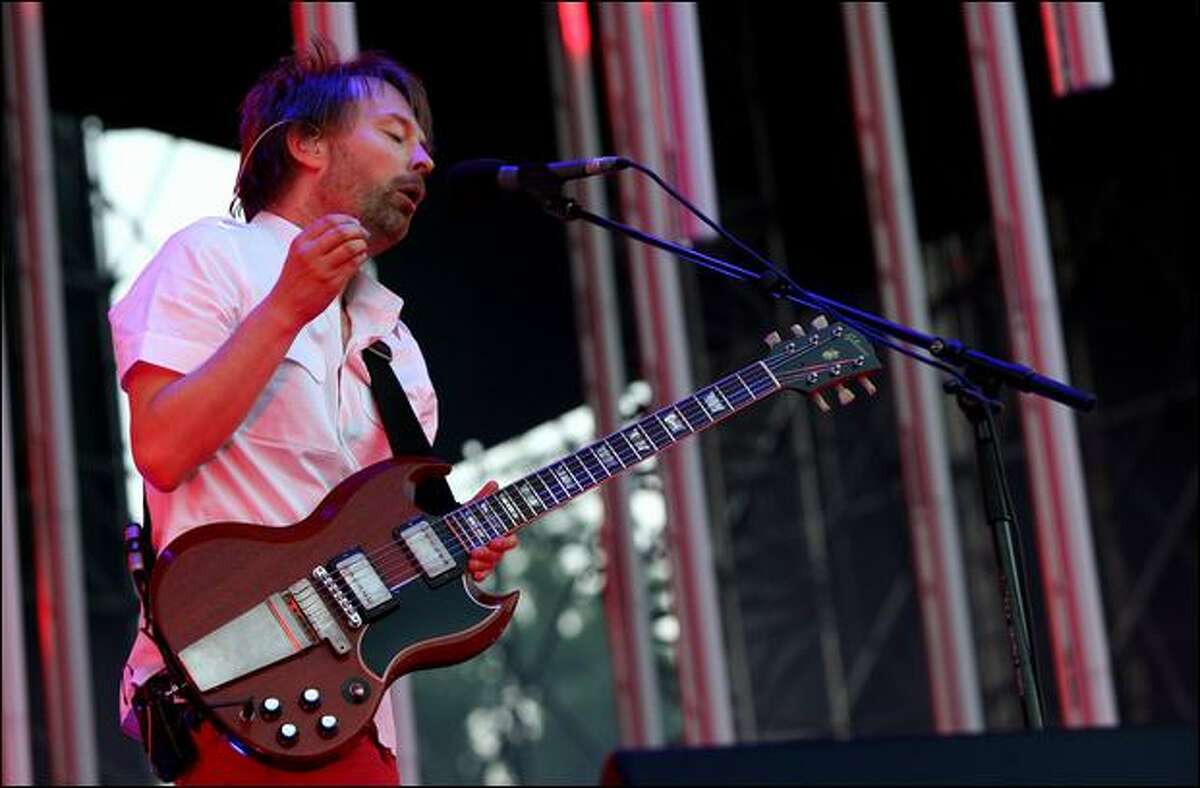 Lead singer Thom Yorke and Radiohead have reached a point where critical and commercial acclaim aren't mutually exclusive. (Vittorio Zunino Celotto / Getty Images)