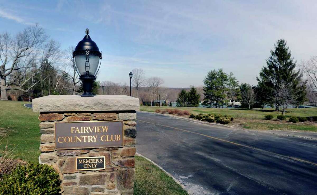 Fairview Country Club, Greenwich, as seen from King Street, Wednesday afternoon, March 30, 2011.