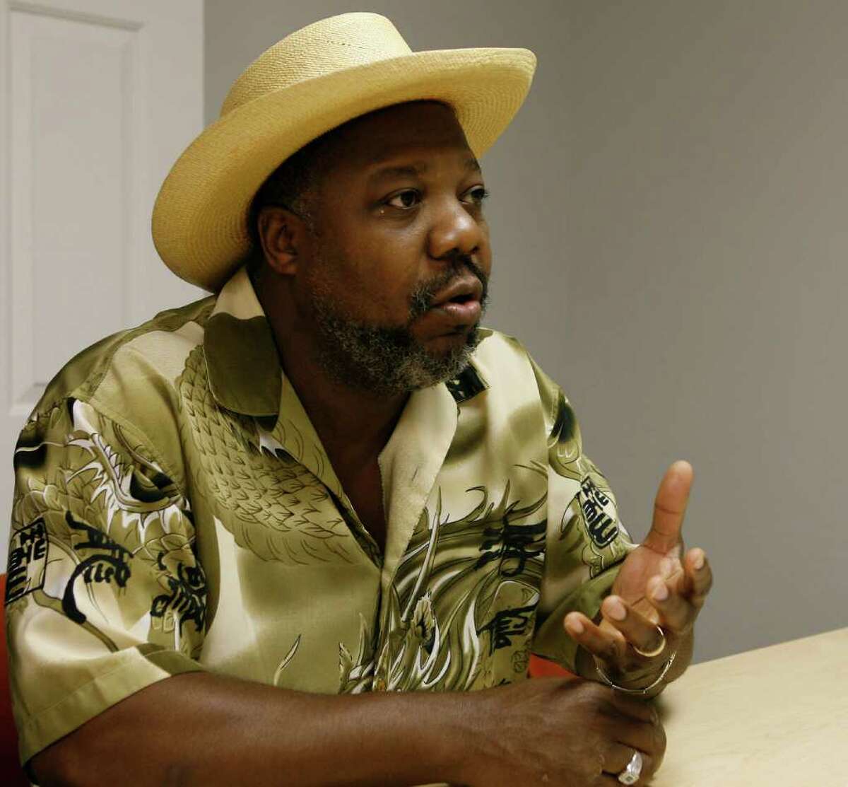 Port Arthur activist Hilton Kelley speaks out in 2008 about Veolia Environmental Services, which is asking permission from the EPA to reverse a longtime ban on importing PCBs. James Nielsen/Houston Chronicle