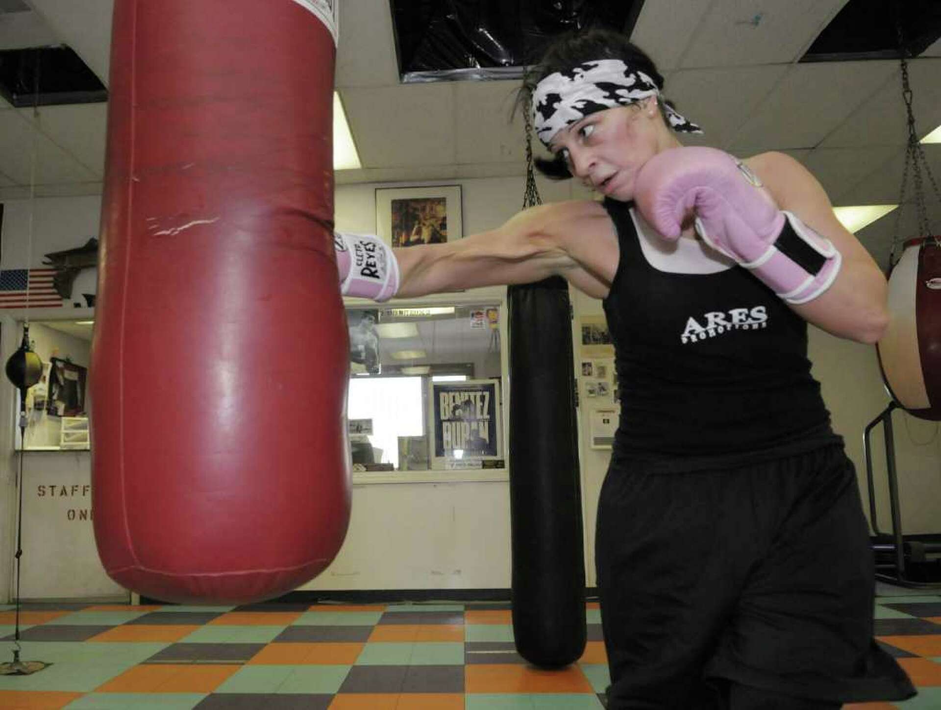 Her puncher's chance
