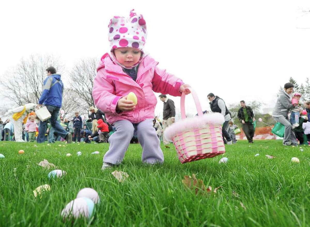 Easter egg hunt in Greenwich