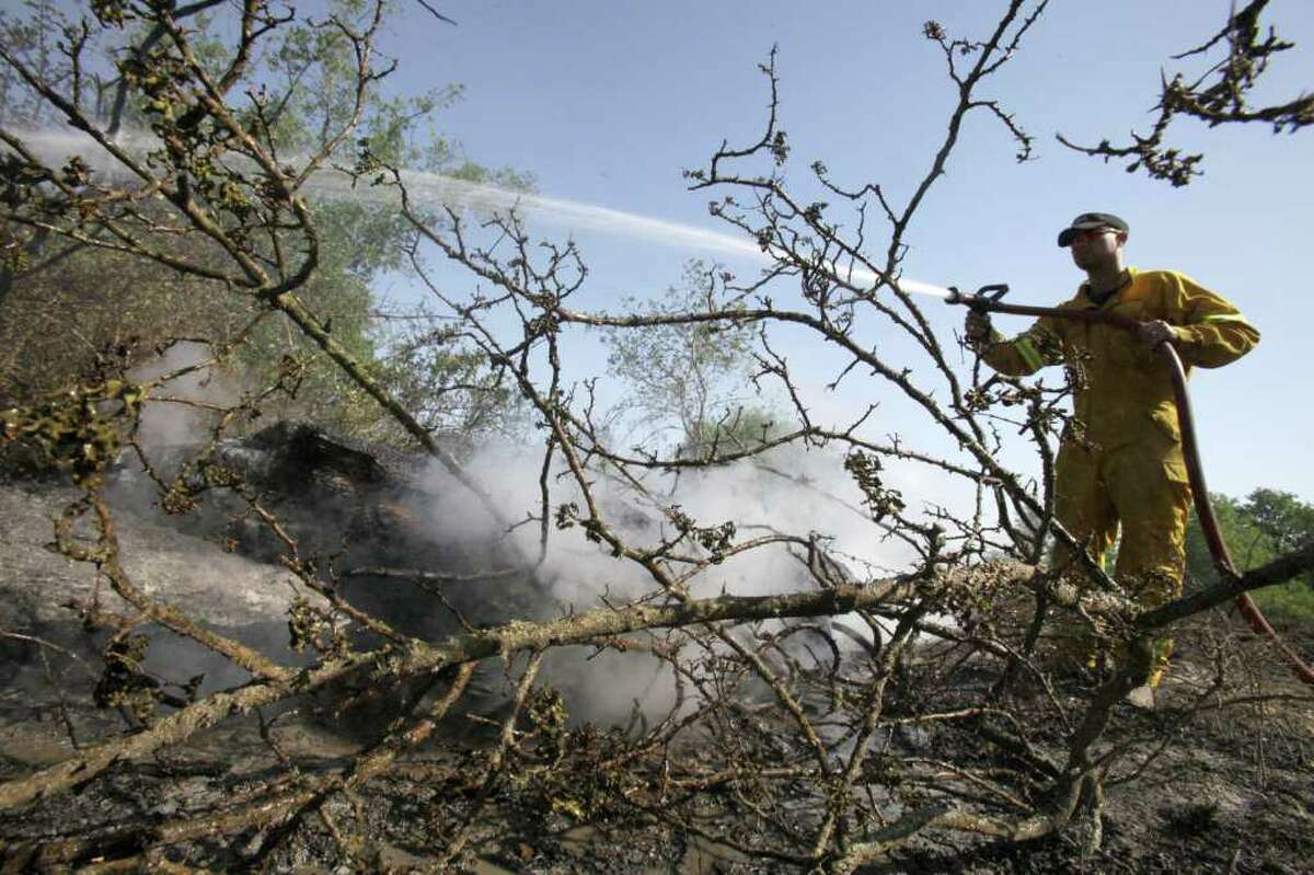 Windsstoked wildfires threaten Texas communities
