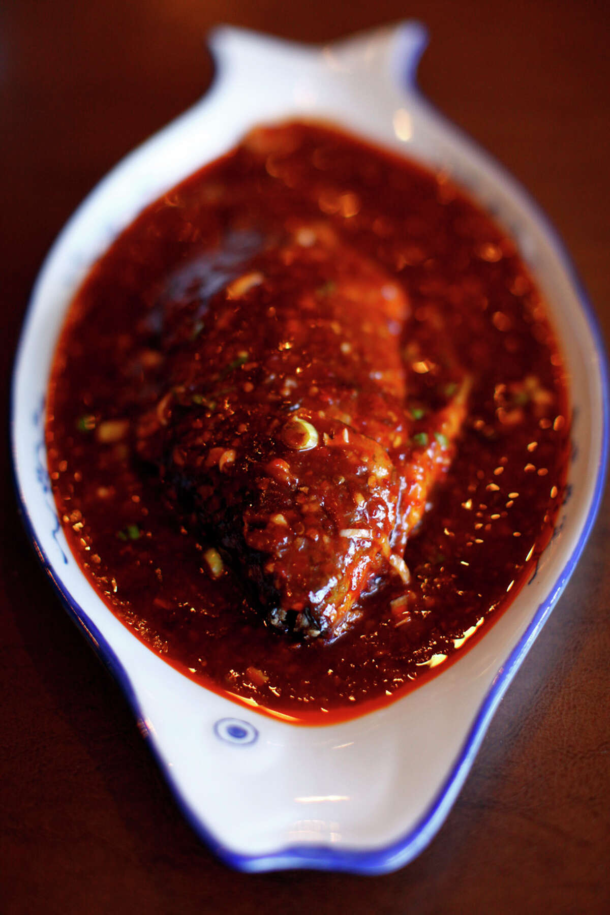 Whole Fish with Hot Bean Sauce is a standout. LISA KRANTZ / EXPRESS-NEWS
