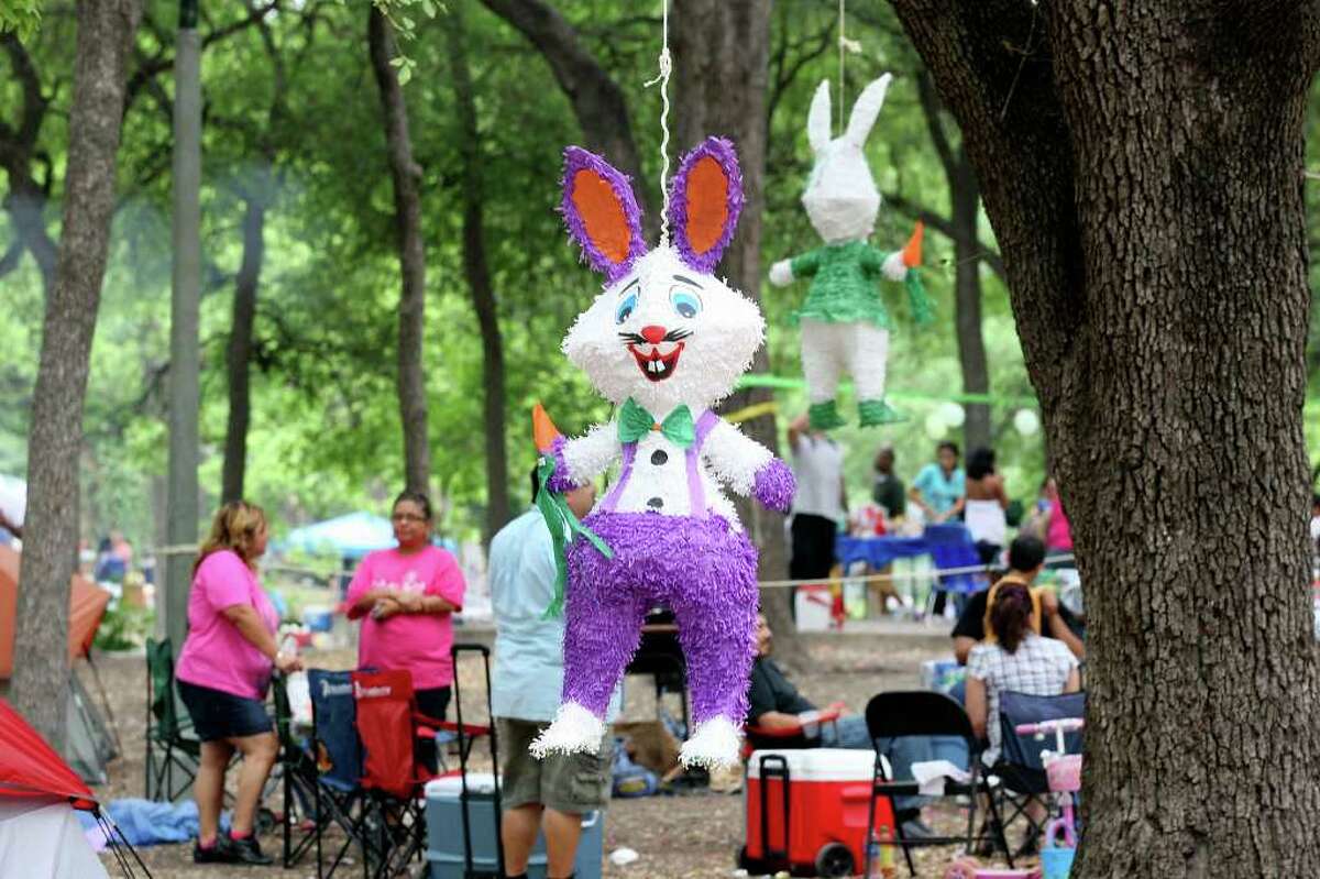 Easter camps in San Antonio parks, through the years