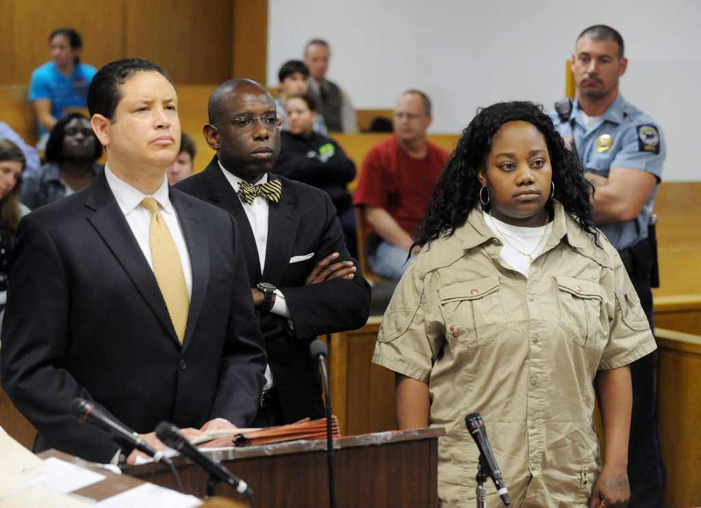 Homeless woman pleads not guilty to stealing son's education