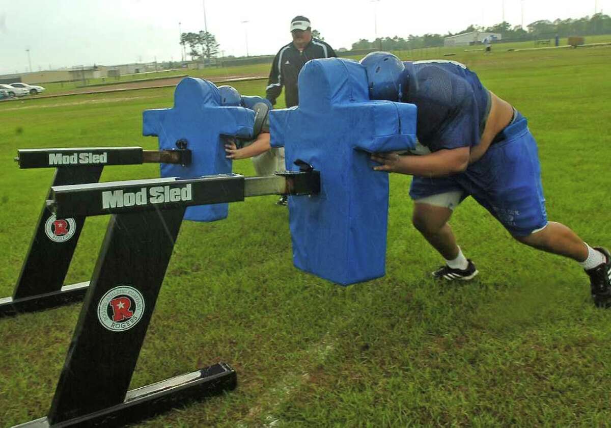 Spring football practice begins at West Brook