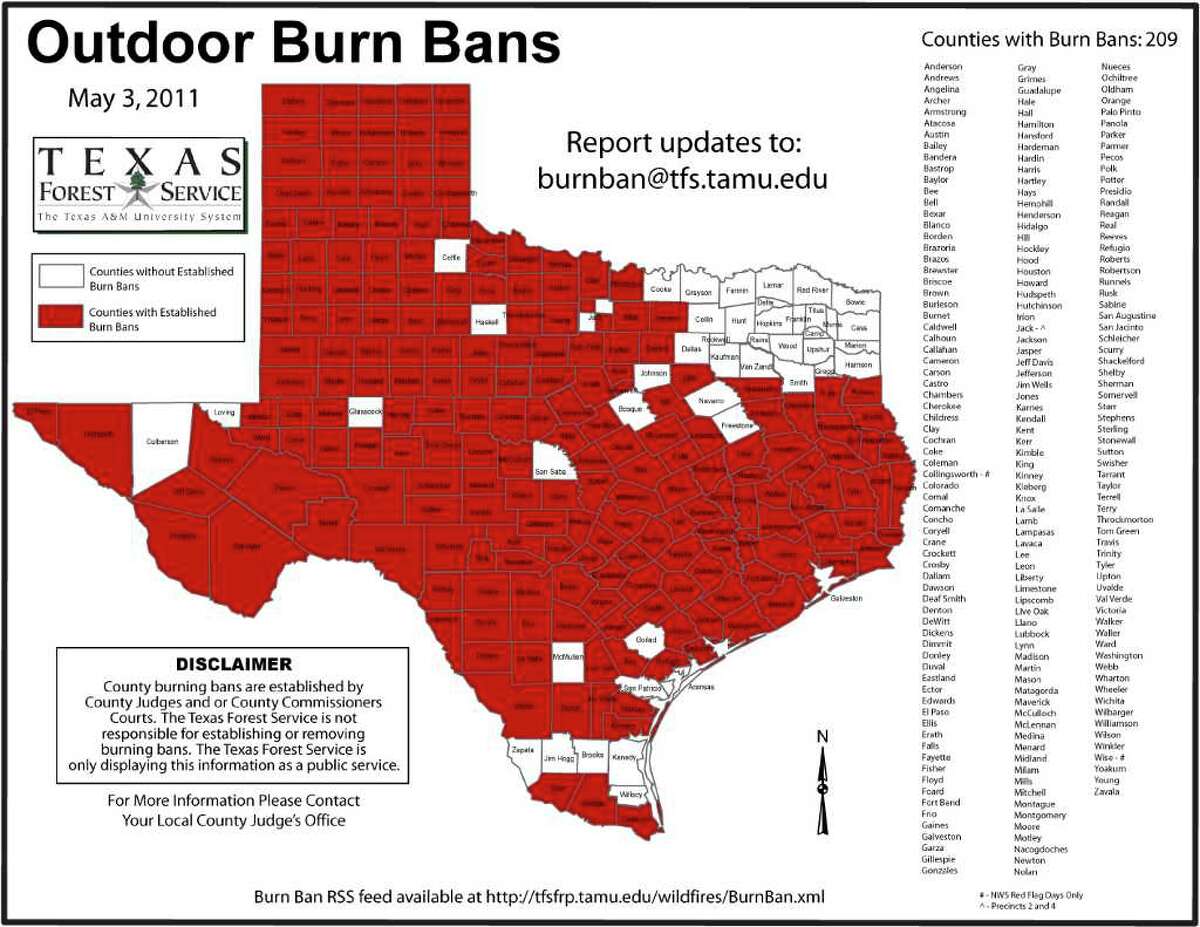 All Southeast Texas counties under burn bans