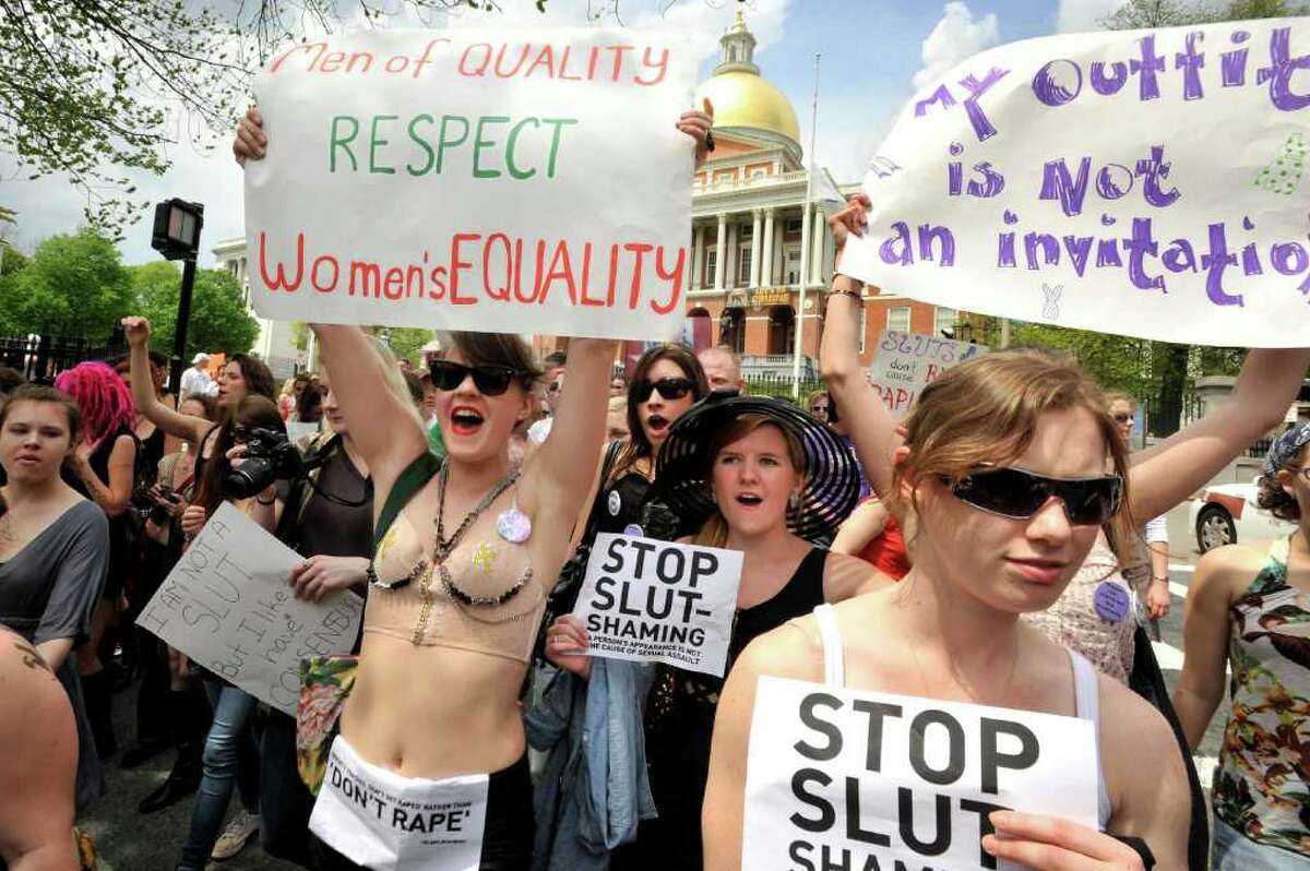 SlutWalk strikes Boston photo