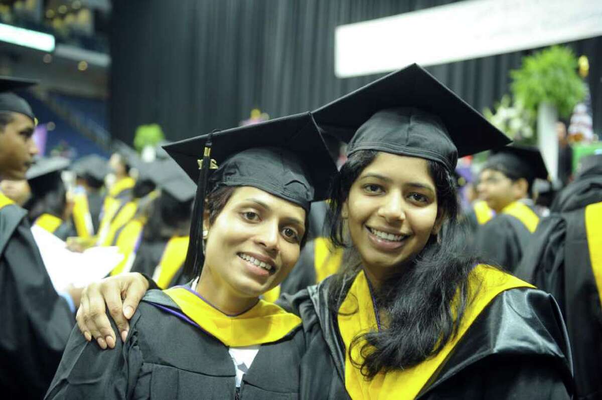 The University of Bridgeport hosts its 101st commencement ceremony Saturday, May 7, 2011 at the Arena at Harbor Yard.