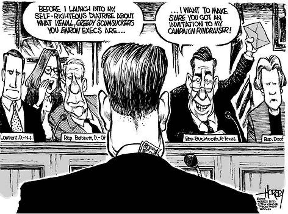 David Horsey cartoons - February 2002 - seattlepi.com