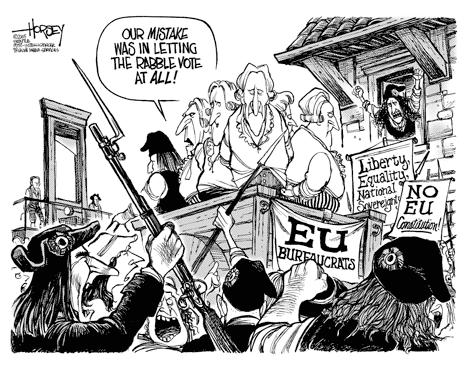 David Horsey cartoons - June 2005