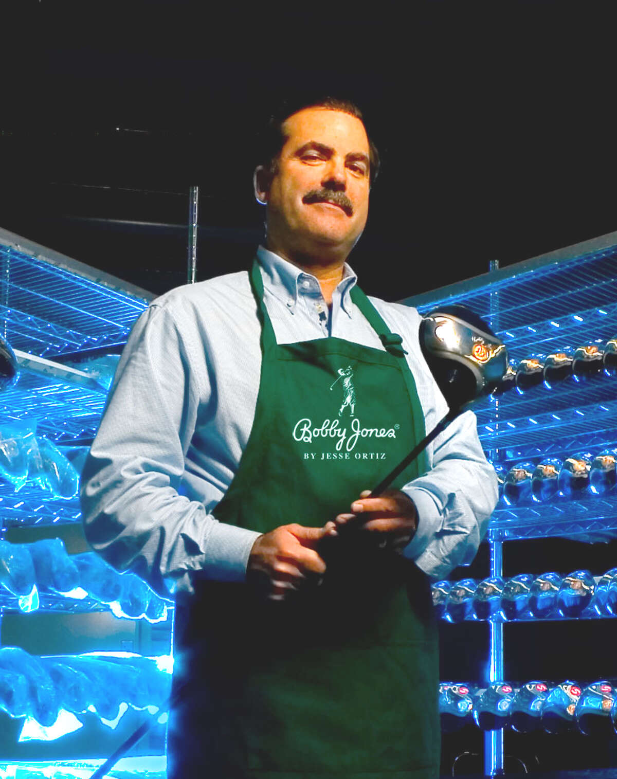 Jesse Ortiz, designer of high quality golf clubs, will be in Darien on Friday and Saturday to meet with local golfers and discuss the game and the industry.