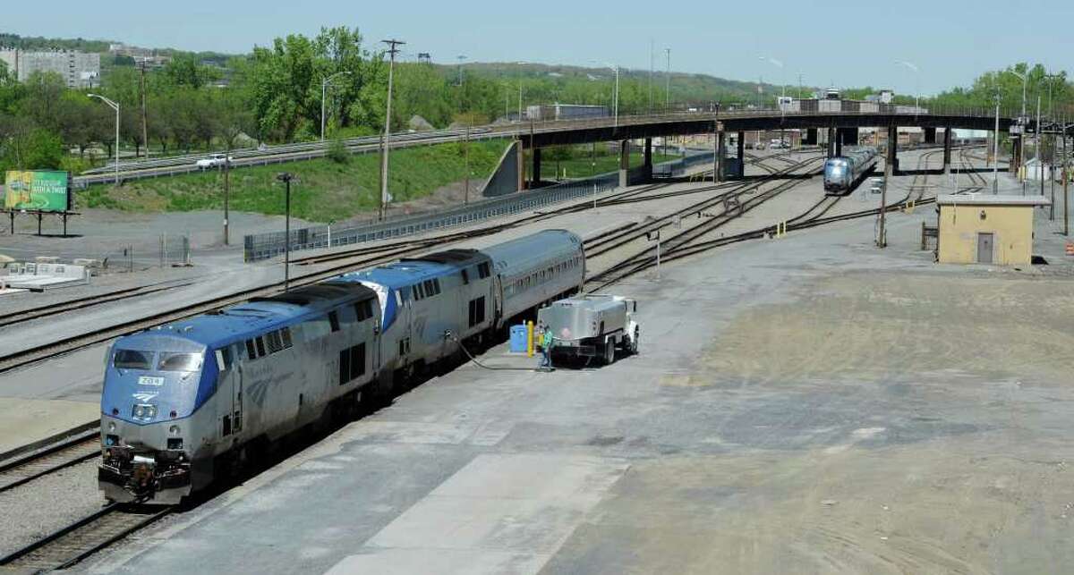 The Rensselaer Train Yard in Rensselaer, N.Y. May 9, 2011. (Skip Dickstein/ Times Union)