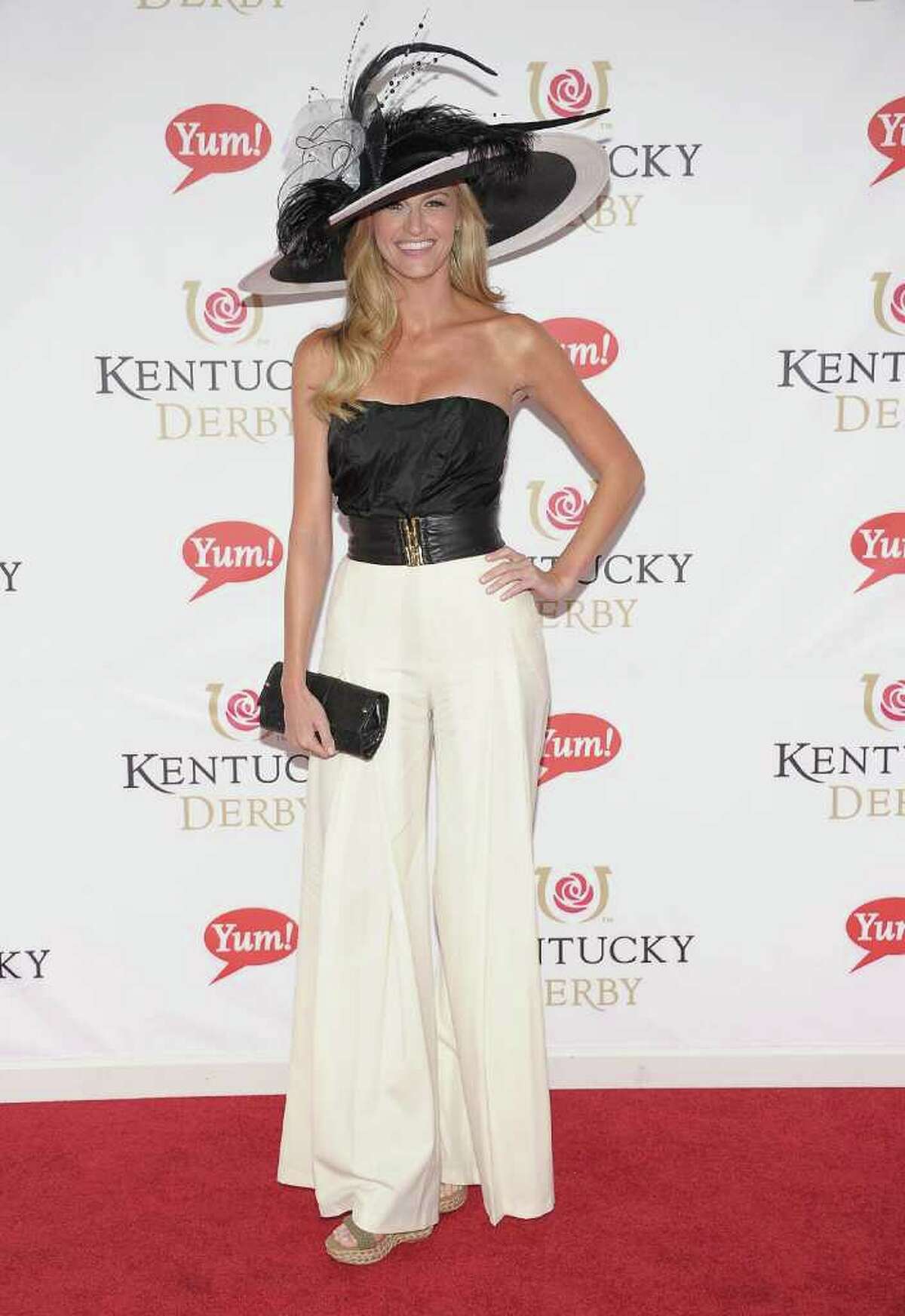 LOUISVILLE, KY - MAY 07: Sportscaster Erin Andrews attends the 137th Kentucky Derby at Churchill Downs on May 7, 2011 in Louisville, Kentucky. (Photo by Michael Loccisano/Getty Images) *** Local Caption *** Erin Andrews;