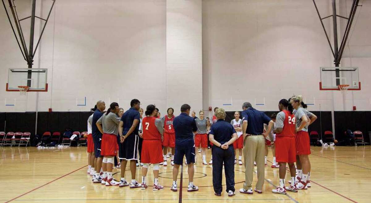 US women's national basketball team begins camp