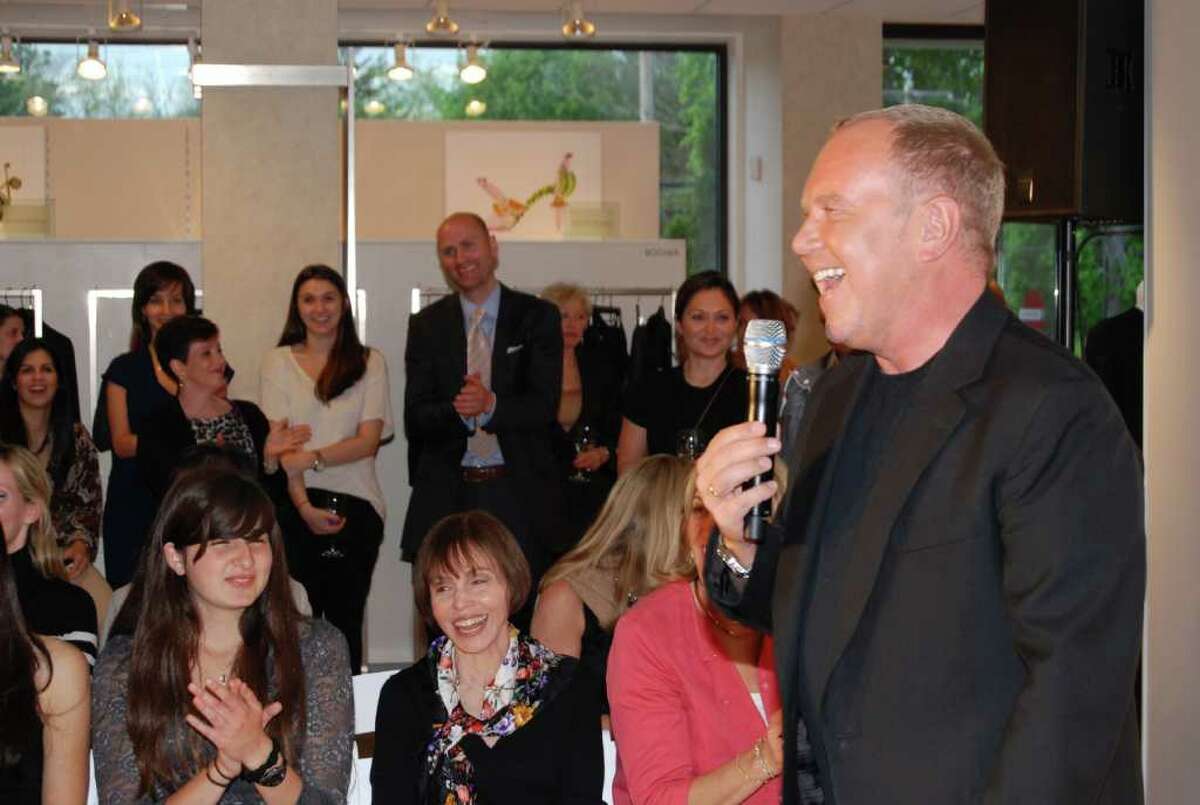 Michael Kors charmed a chic crowd at Mitchell's of Westport on Tuesday evening, May 10, 2011. After greeting the Fairfield County audience, he presented his dazzling Fall 2011 Womenswear Collection on the runway.