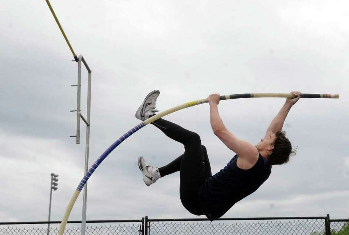 Learning to fly Pole vaulting combines strength, athletic ability with derringdo