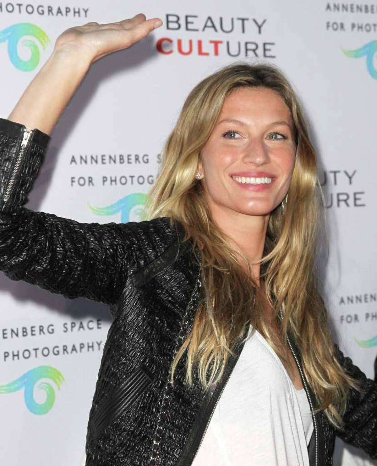 Model Gisele Bundchen attends the Opening Night of "Beauty Culture" at The Annenberg Space For Photography in Century City, California.