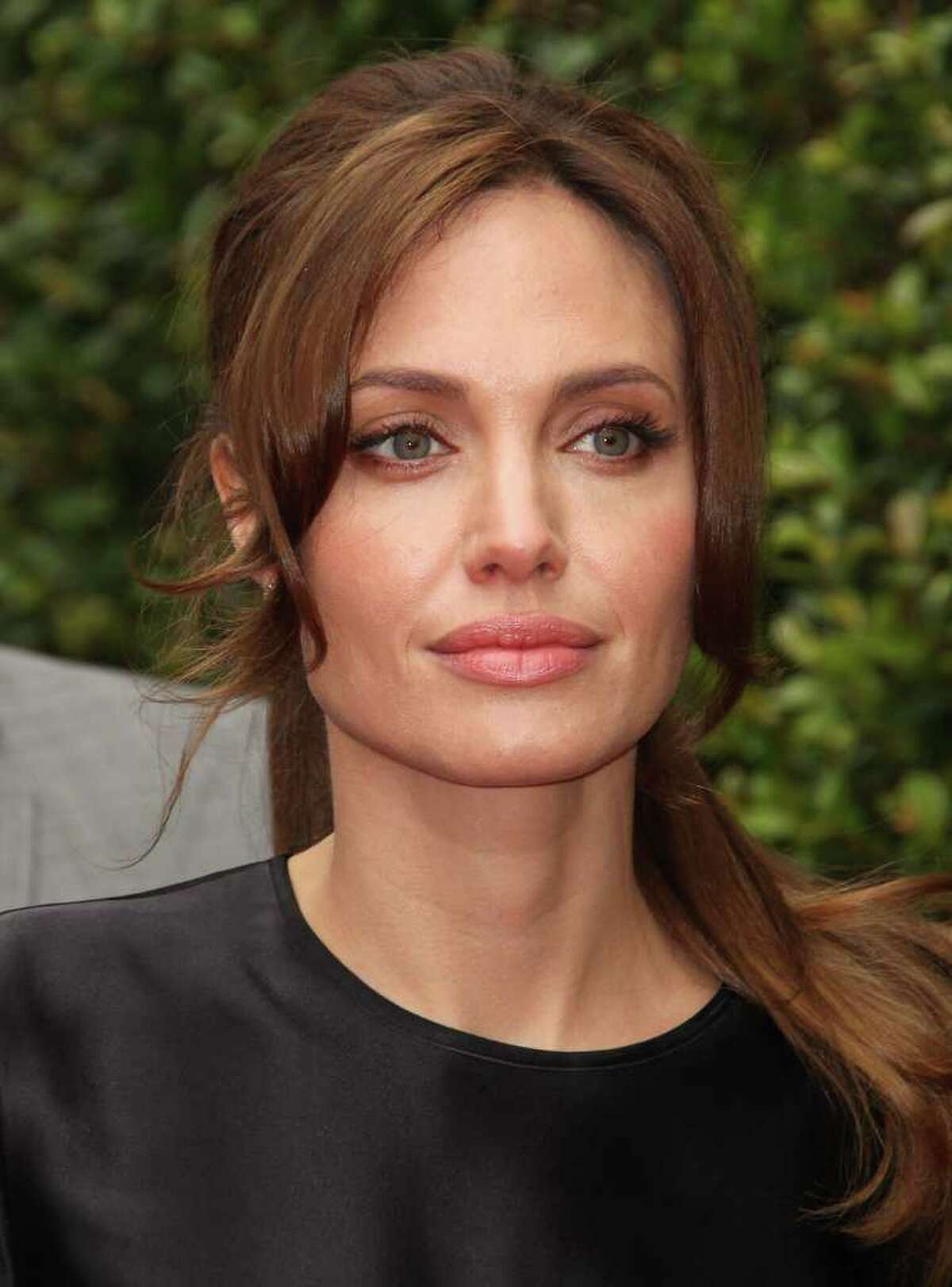 Actress Angelina Jolie attends the Premiere of DreamWorks Animation's "Kung Fu Panda 2" at Mann's Chinese Theatre in Hollywood, California.