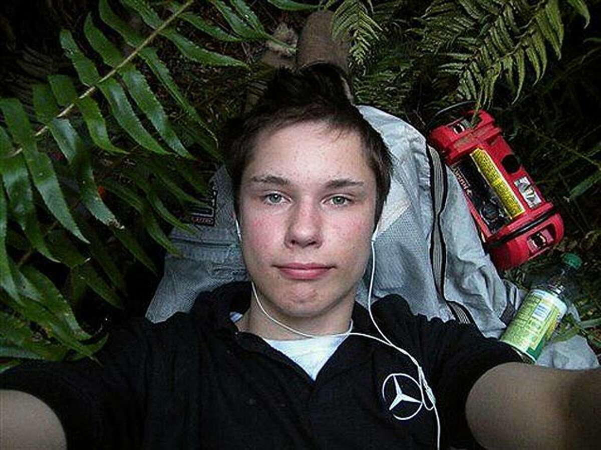 Colton Harris-Moore pictured in a self-portrait taken during his months on the run.
