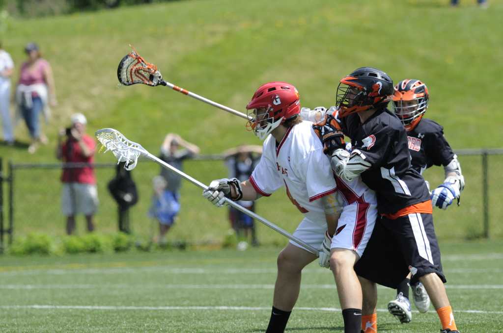 State lacrosse playoffs Greenwich vs. Stamford