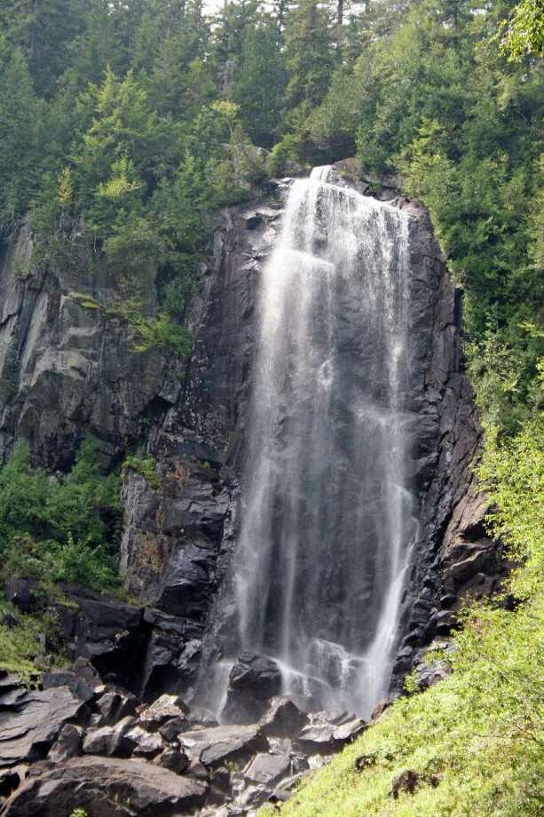 OK Slip Falls, the Adirondack's highest waterfall.