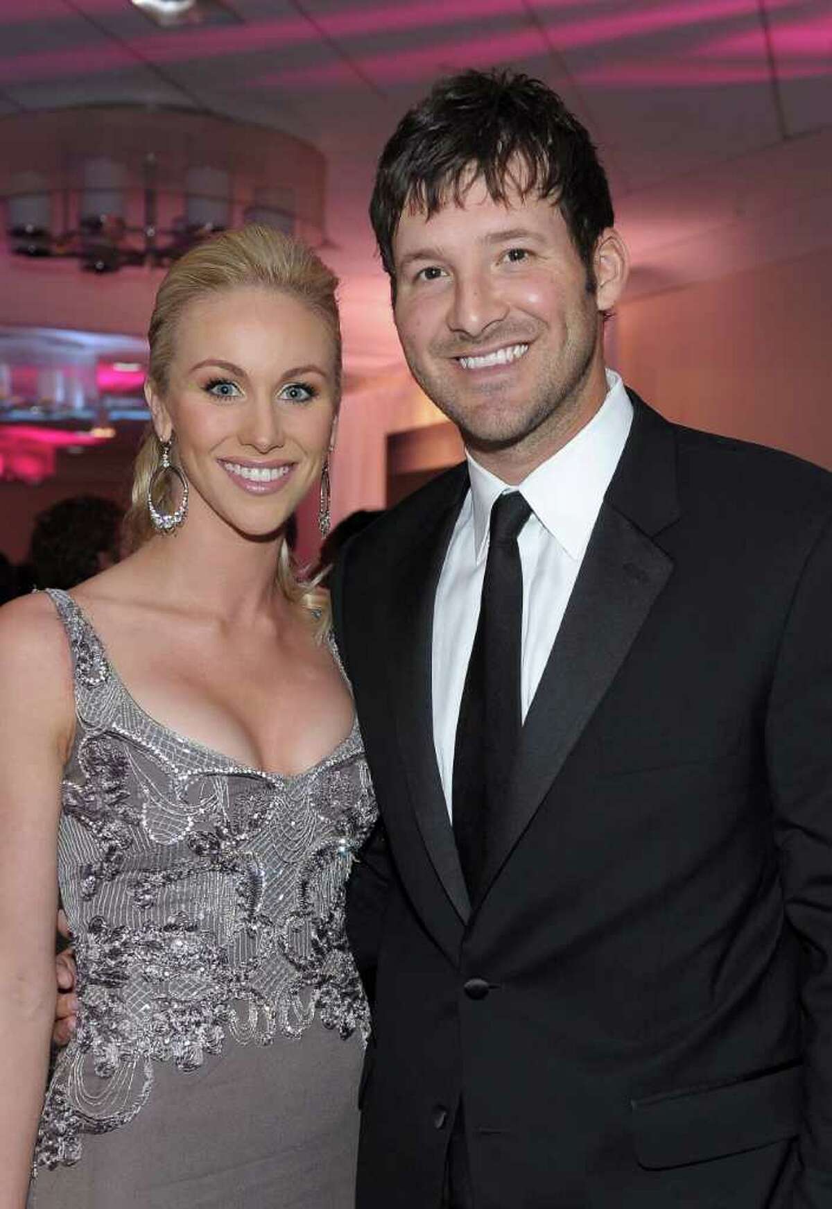 WASHINGTON, DC - APRIL 30: Candice Crawford and NFL player Tony Romo of the Dallas Cowboys attend the TIME/CNN/People/Fortune White House Correspondents' dinner cocktail party at the Washington Hilton on April 30, 2011 in Washington, DC. (Photo by Michael Loccisano/Getty Images for Time Warner) *** Local Caption *** Candice Crawford;Tony Romo;