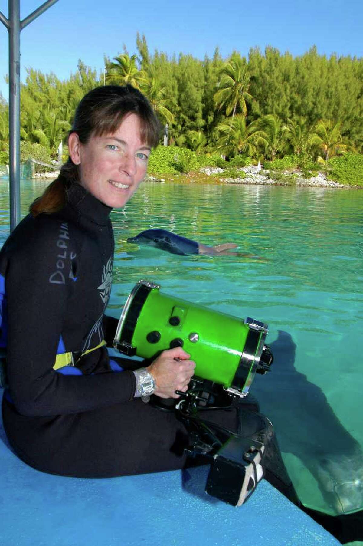 Marine biologist Kathleen Dudzinski, a native of Meriden, will discuss her research and the making of the film, "Dolphin," during a special lecture on Thursday, June 9 at the Maritime Aquarium at Norwalk.