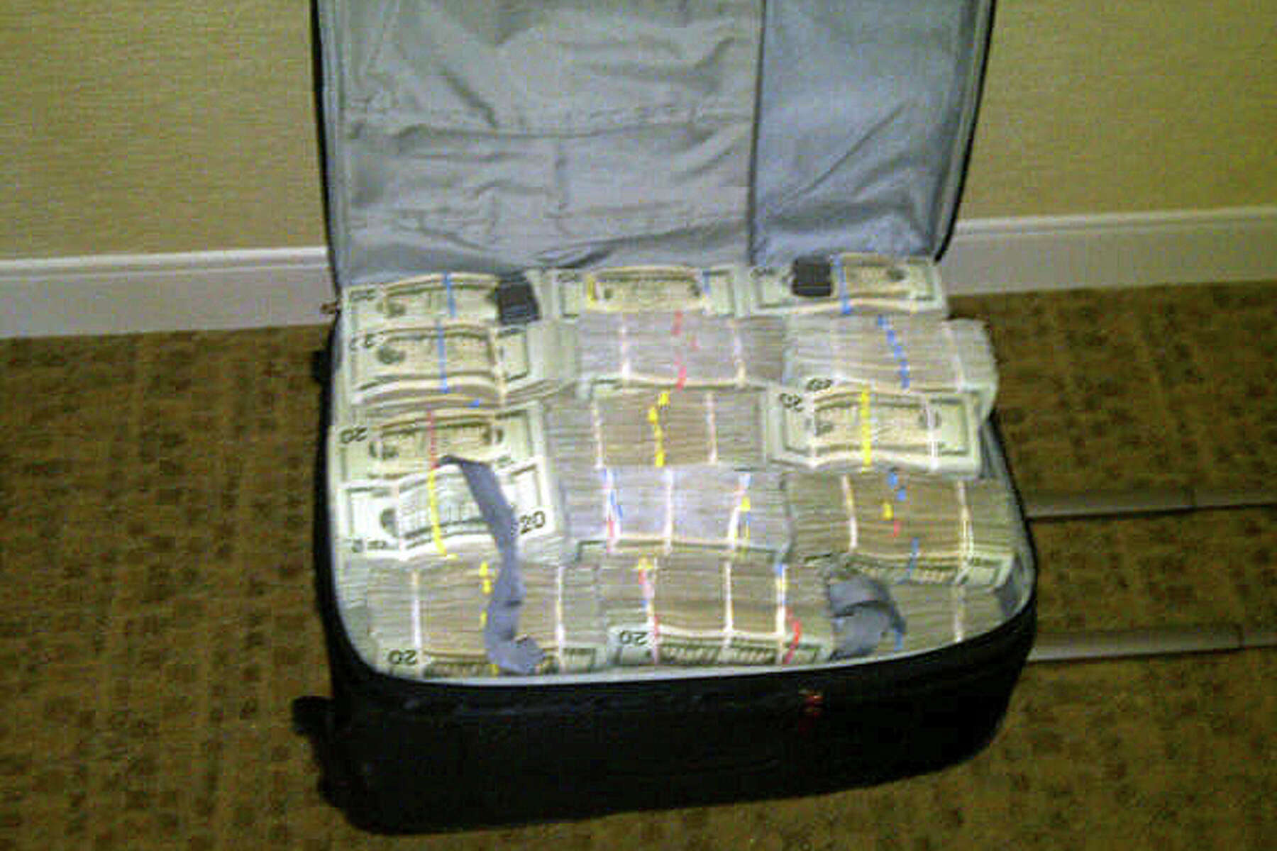 Cash Inside Bags