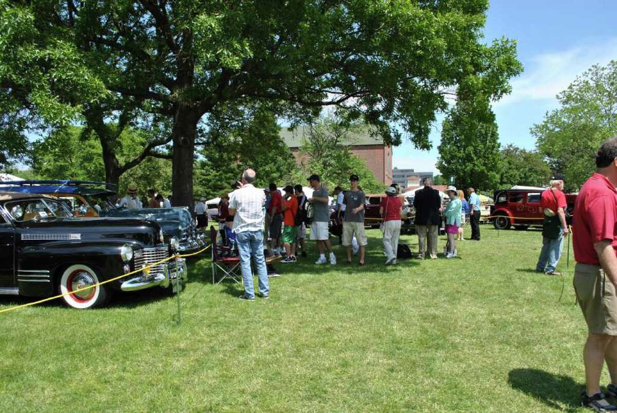 The Concours d' Elegance took place in Greenwich on June 4, 2011 at Roger Sherman Baldwin Park.