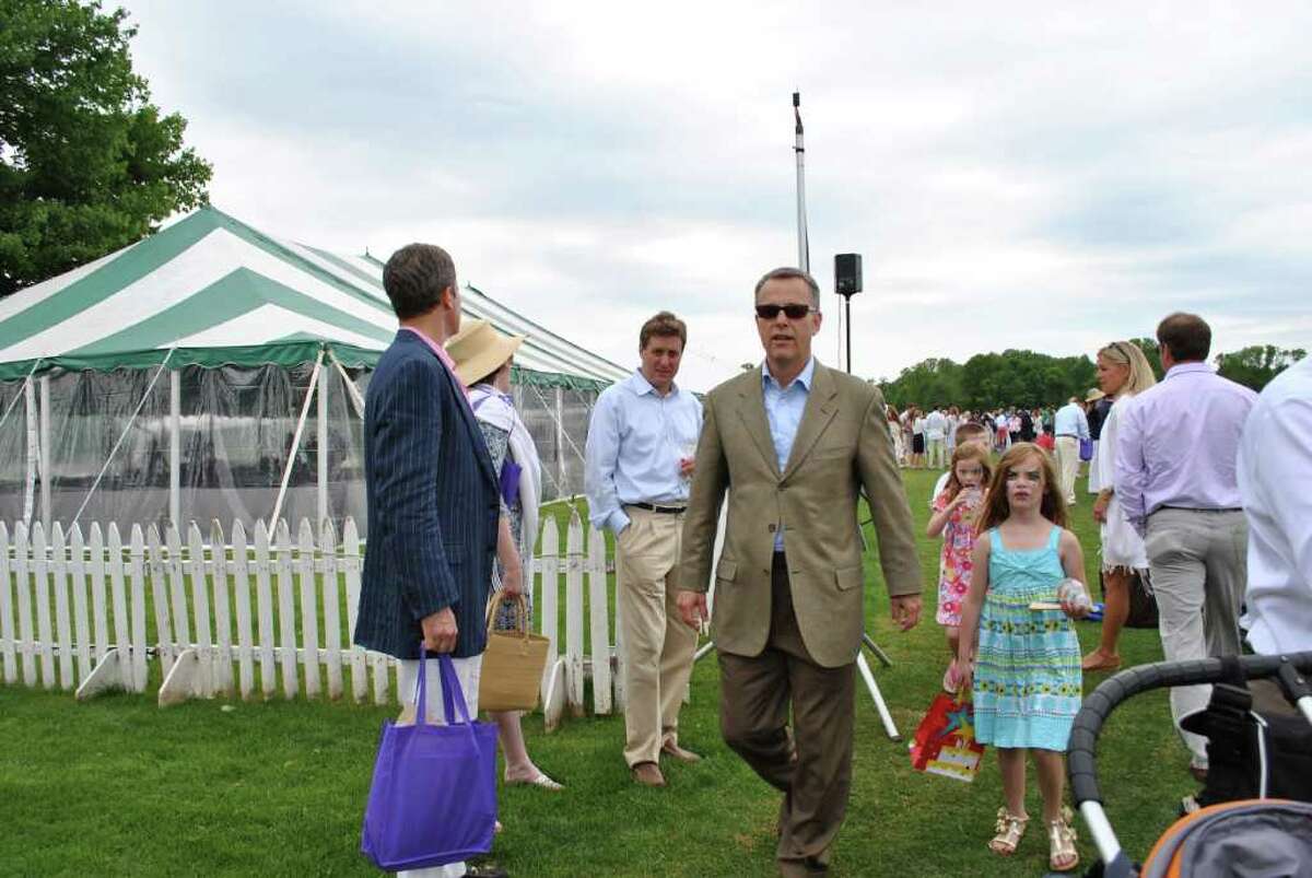 There was a polo match at Conyers Farm in Greenwich on June 5, 2011.