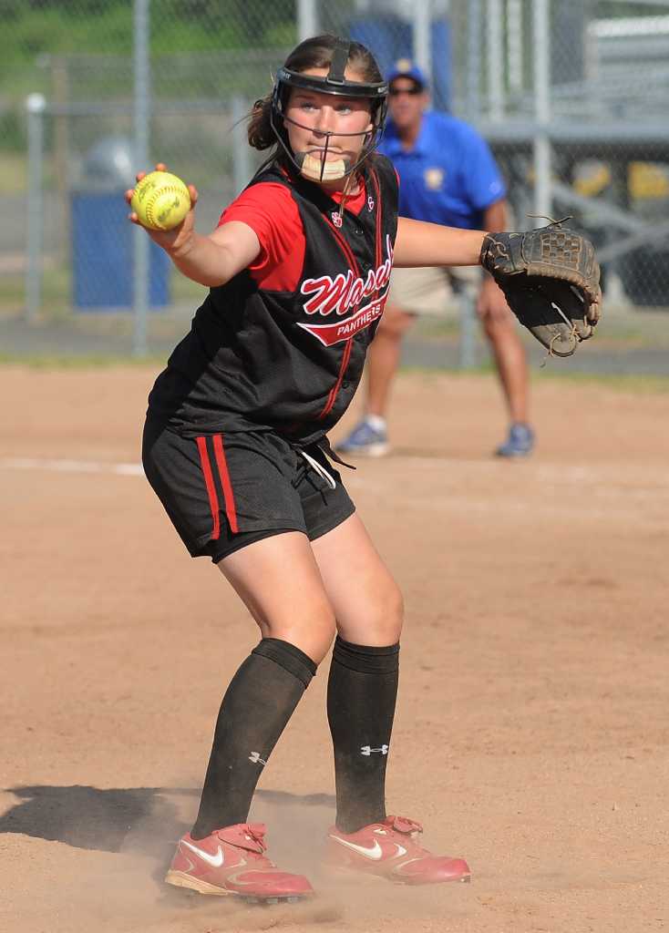 State softball semifinals MasukBacon Academy