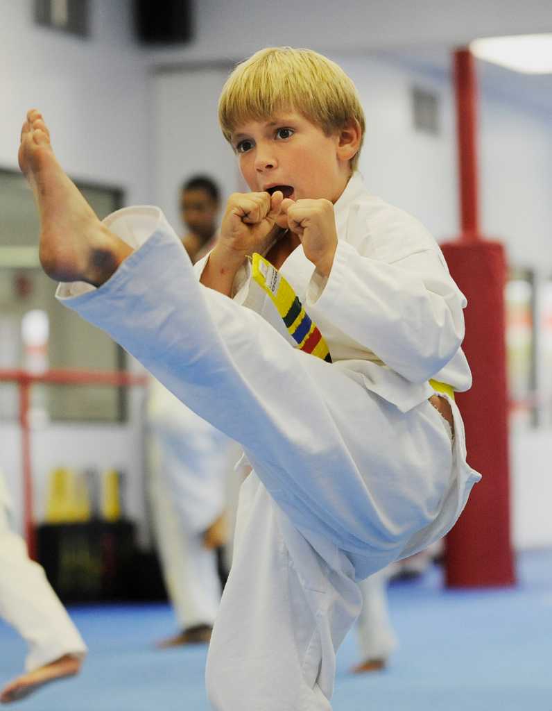 Martial arts classes let your kids blow off steam safely