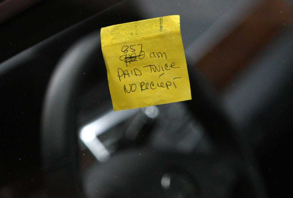 City Up to 100 parking meters not working