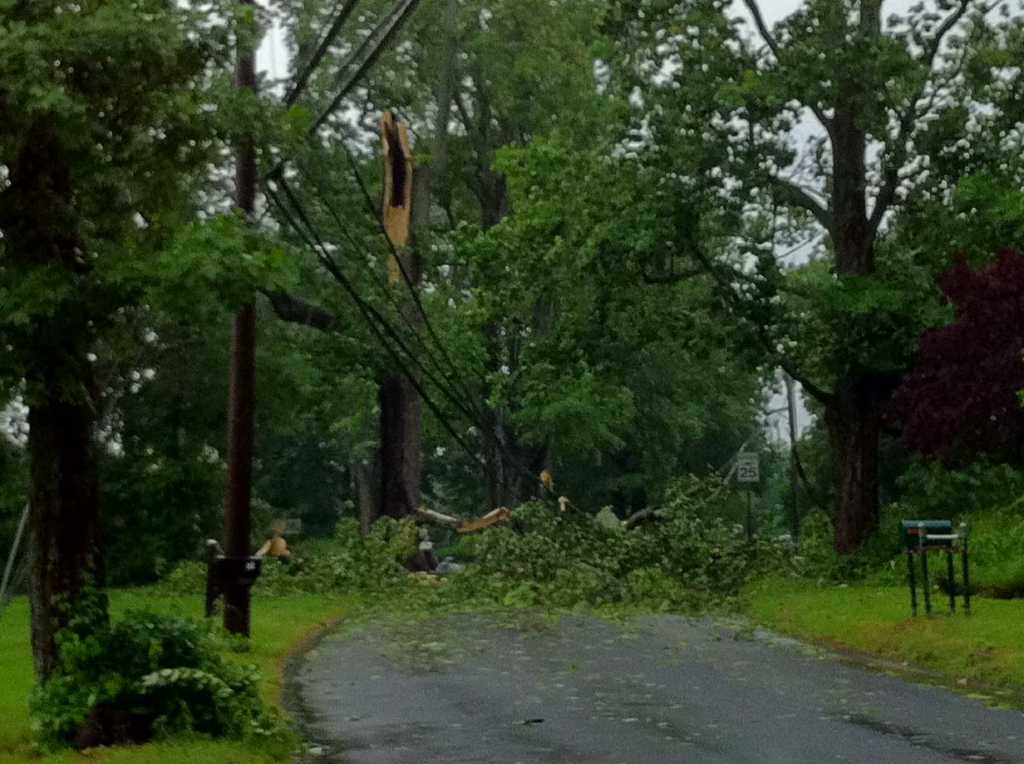 Powerful storms knock out power, down trees across Southwestern Conn.