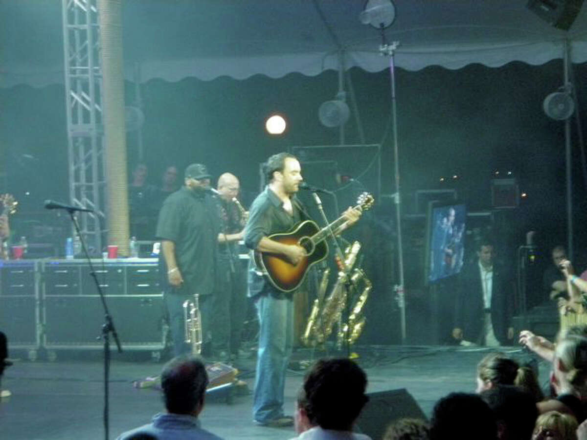 The Dave Matthews Band during a charity concert in Belle Haven on June 26, 2010.