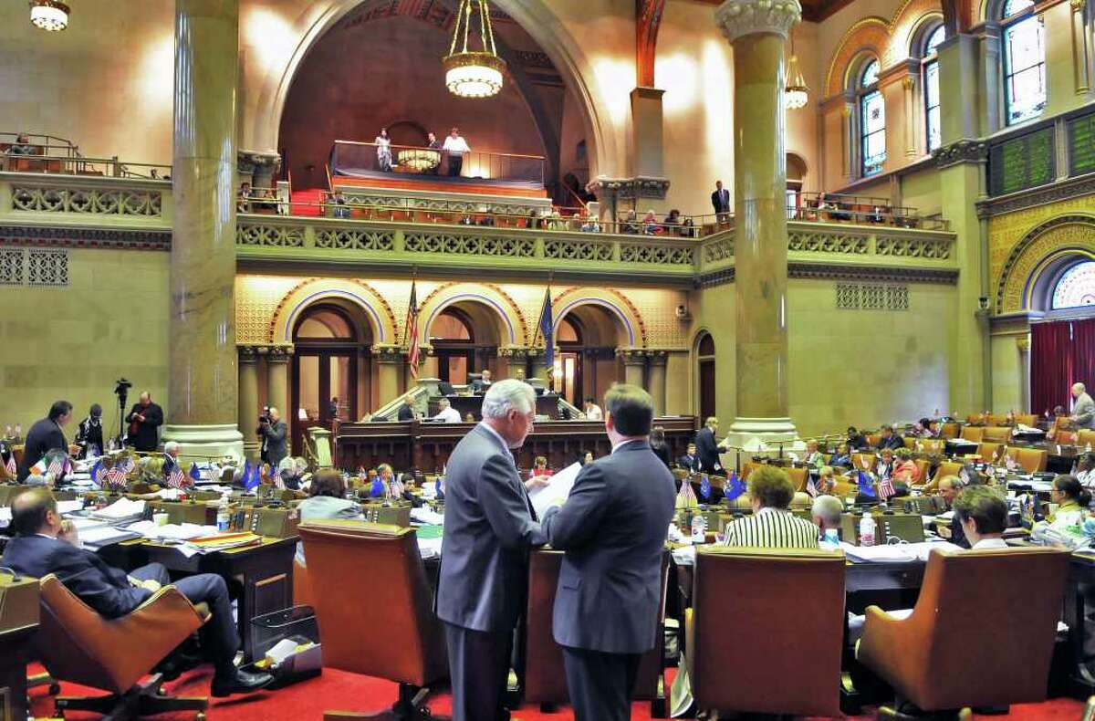 NYS Assembly in session Tuesday June 14, 2011. (John Carl D'Annibale / Times Union)
