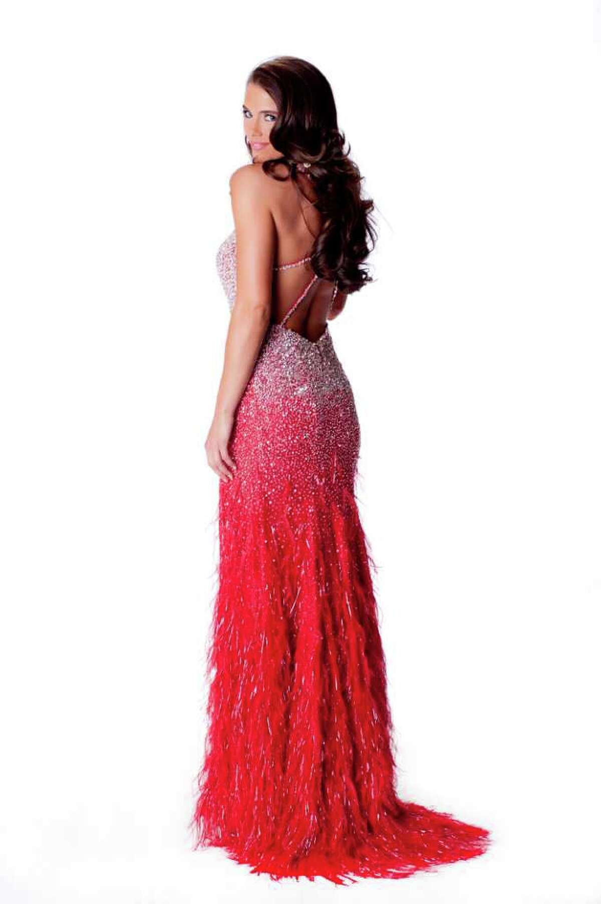 Miss Alabama USA 2011, Madeline Mitchell, poses in an evening gown upon arriving at Planet Hollywood Resort and Casino in Las Vegas on June 5, 2011. Mitchell and 51 other contestants are preparing to compete in the 2011 Miss USA Pageant on Sunday, June 19 at 9 p.m. ET/PT broadcast on NBC from the Theatre for Performing Arts in Las Vegas. You can vote for your favorite contestant, with the winner getting a direct berth in the semifinals, at http://www.missuniverse.com/missusa/members/contestants. The Miss Universe Organization advises that all images in this slideshow have been retouched.