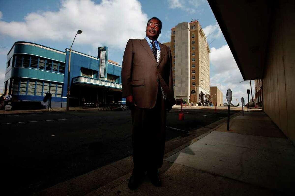 Hank Thomas stands near the former Greyhound bus station where he and other Freedom Riders attempted to desegregate the bus terminals in the South and were imprisoned for their cause on May 24, 2011 in Jackson, Miss. Thomas and other Freedom Riders returned to Jackson for their 50th reunion.