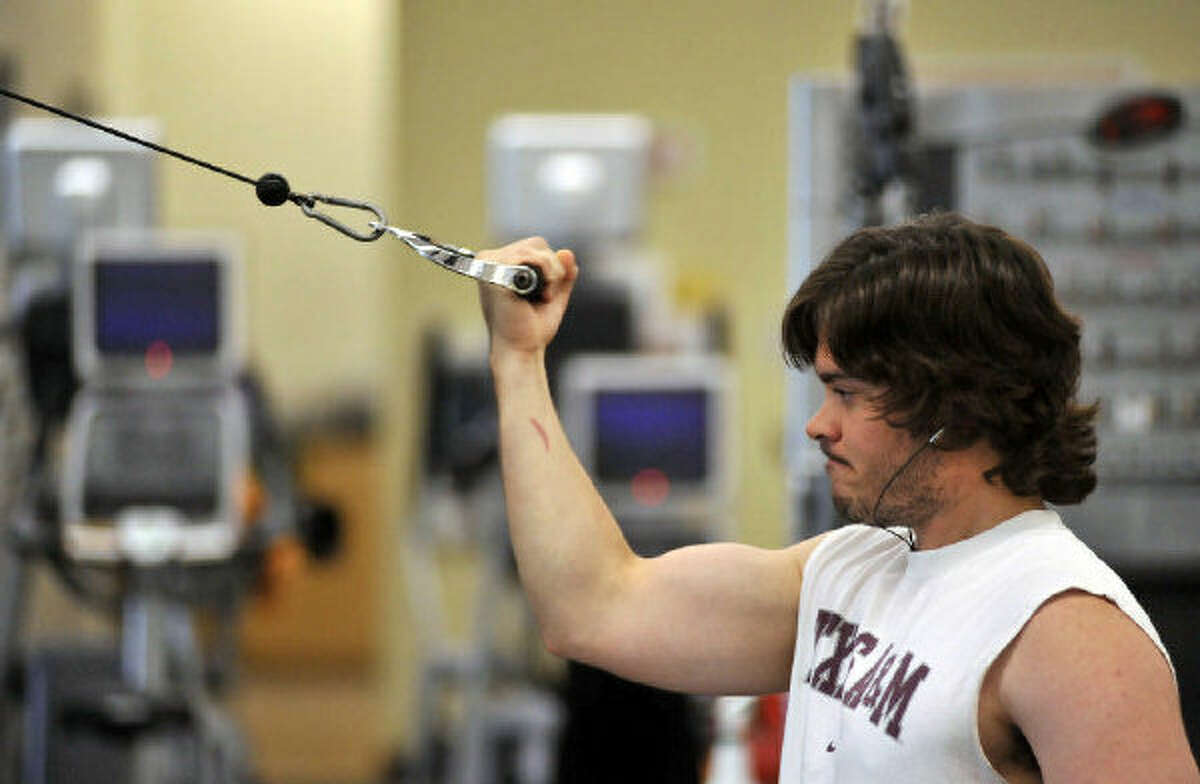 Sean Segovia works out at the TriPoint YMCA, one of the nine locations throughout the city serving some 35,000 members.