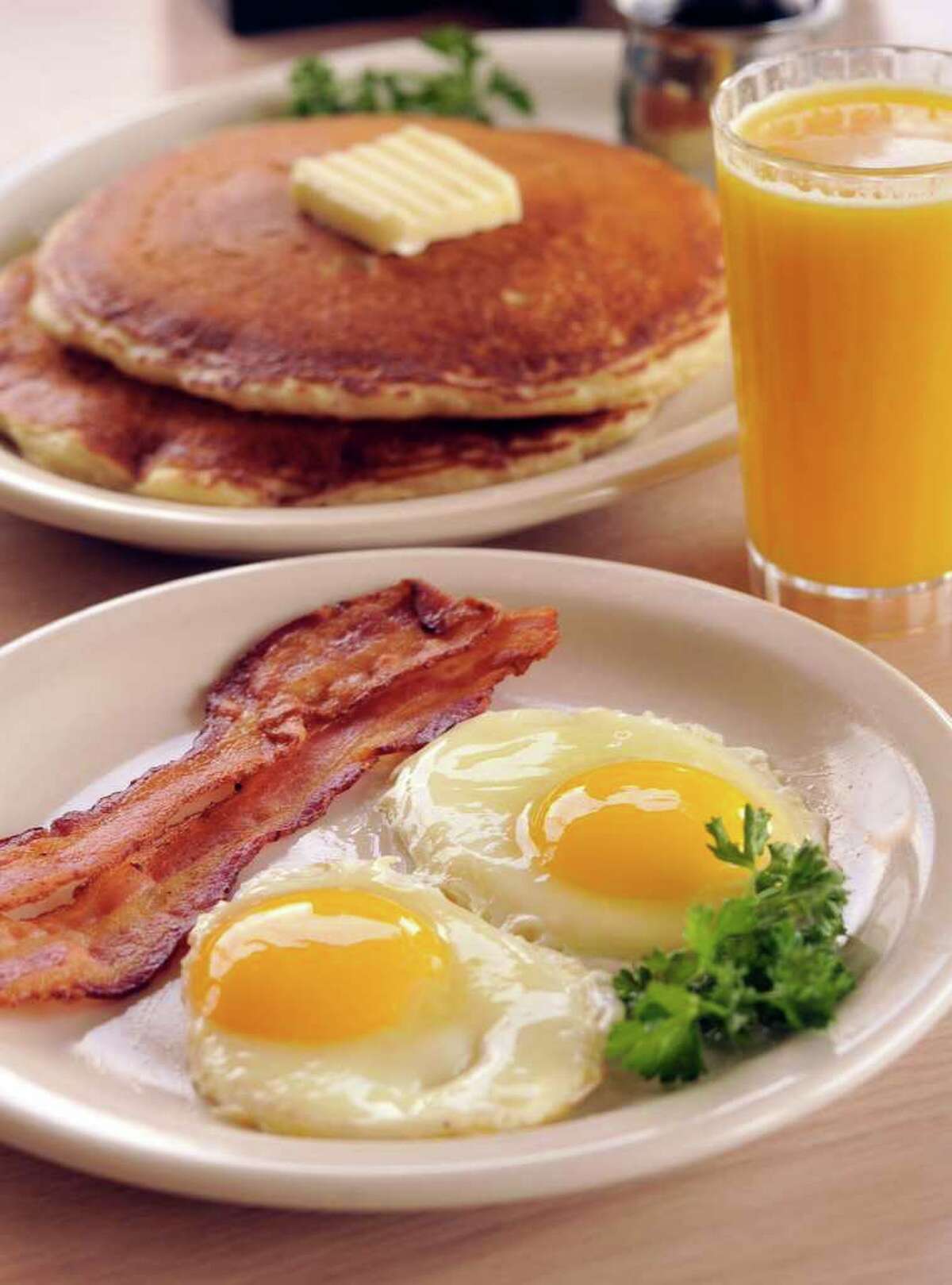 Bacon and Eggs from Jim's Restaurant, voted the Readers' Choice for best service and best longtime favorite.