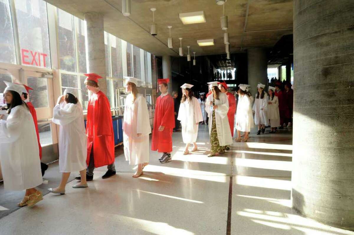 Greenwich High School's graduation on Monday, June 20, 2011.