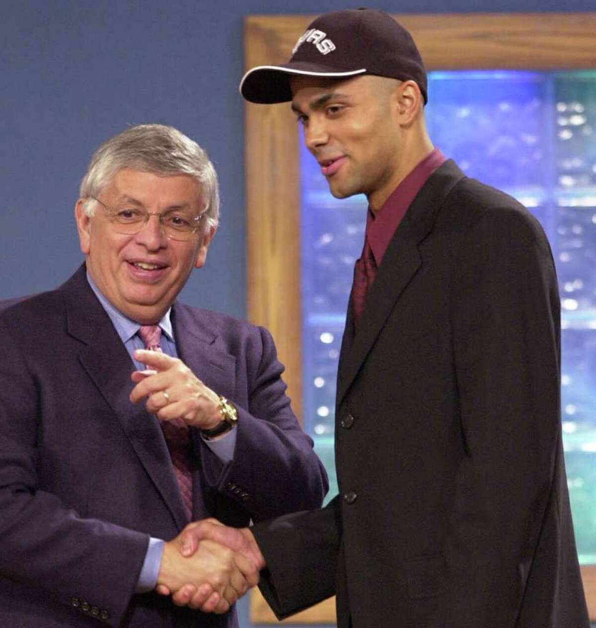 1. Tony Parker was selected by the San Antonio Spurs with the 28th overall pick in the 2001 NBA draft.
