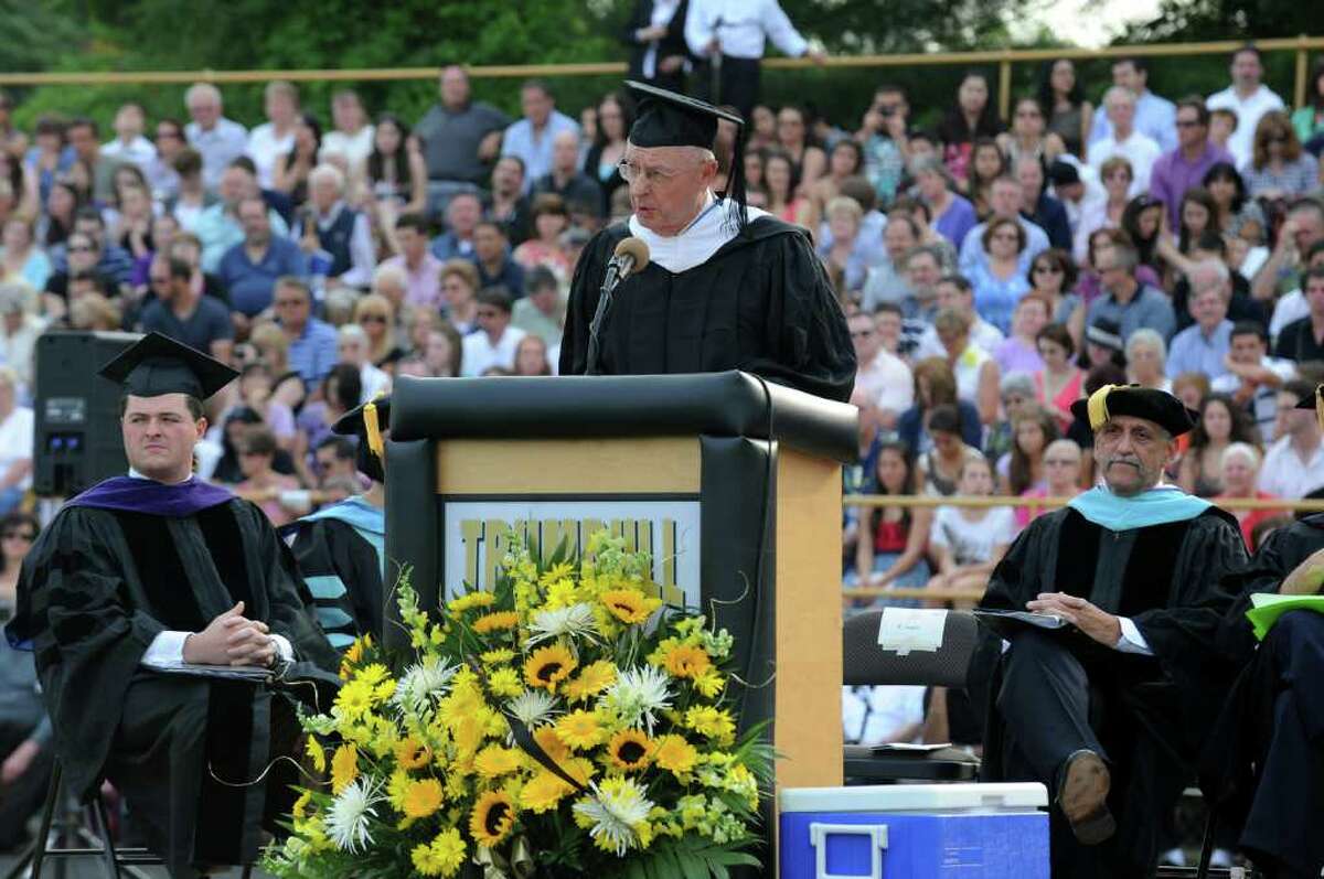 Highlights from Trumbull High School's Class of 2011 Commencement Exercises in Trumbull, Conn. on Tuesday June 22, 2011. Mr. Edward Lovely, Chairman of the Board of Education.
